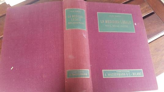 La medicina legale .Per il medico pratico - Folco Domenici - copertina