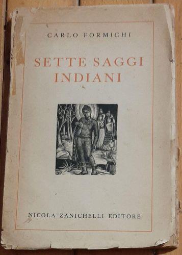 Sette Saggi Indiani - Carlo Formichi - copertina