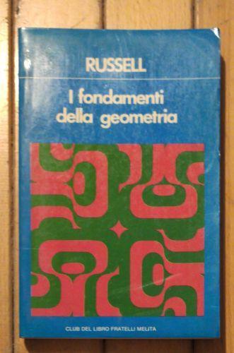 I Fondamenti Della Geometria - Russell - copertina
