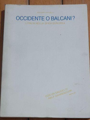 Occidente o Balcani? - copertina