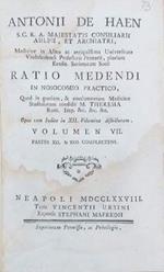 Ratio Medendi in Nosocomio Practico. Volumen VII
