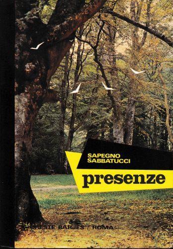 Presenze - Natalino Sapegno - copertina
