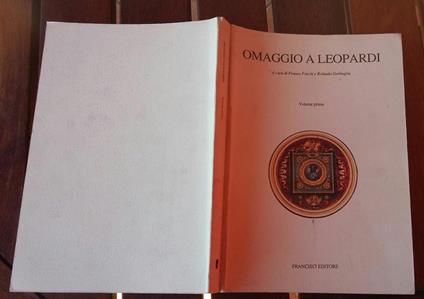 Omaggio a Leopardi Volume primo - copertina