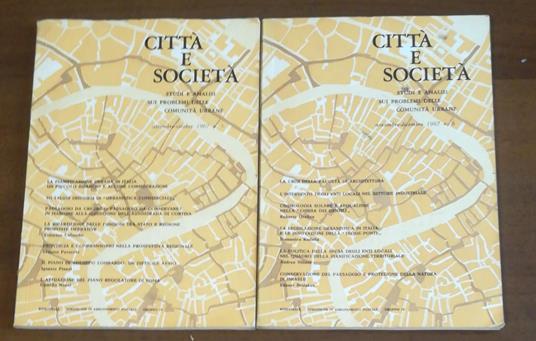 Citta' E Societa' Volumi Due N5 N6 - copertina