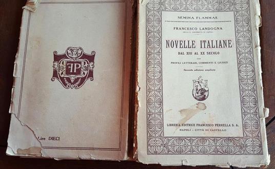 Novelle italiane dal XIII al XX secolo - Francesco Landogna - copertina