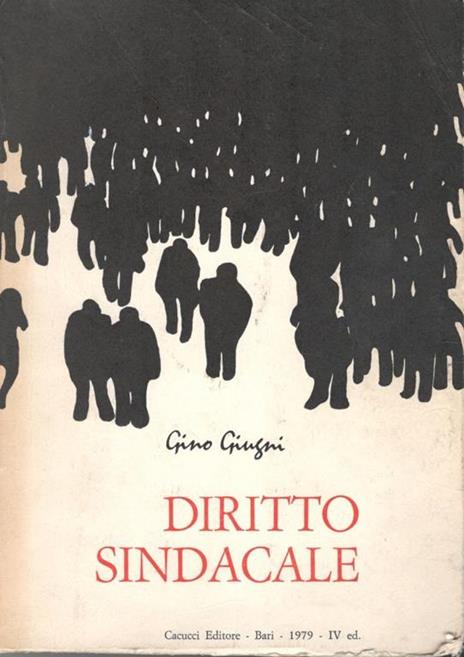 Diritto sindacale - Gino Giugni - copertina