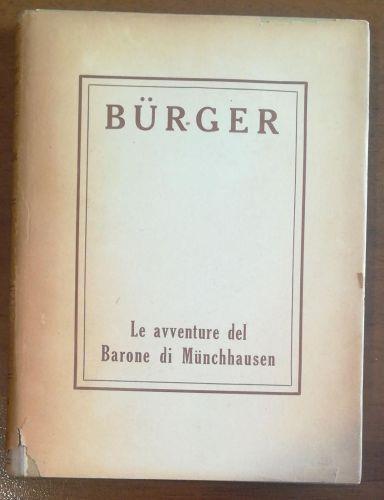 LE Avventure Del Barone Munchhausen - G. Burger - copertina