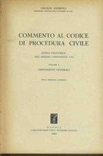 Commento al codice di procedura civile. Volume I