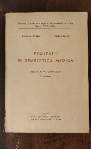 Istituto Di Semeiotica Dell' Universita Di Roma Prospetti Di Semeiotica Medica - copertina