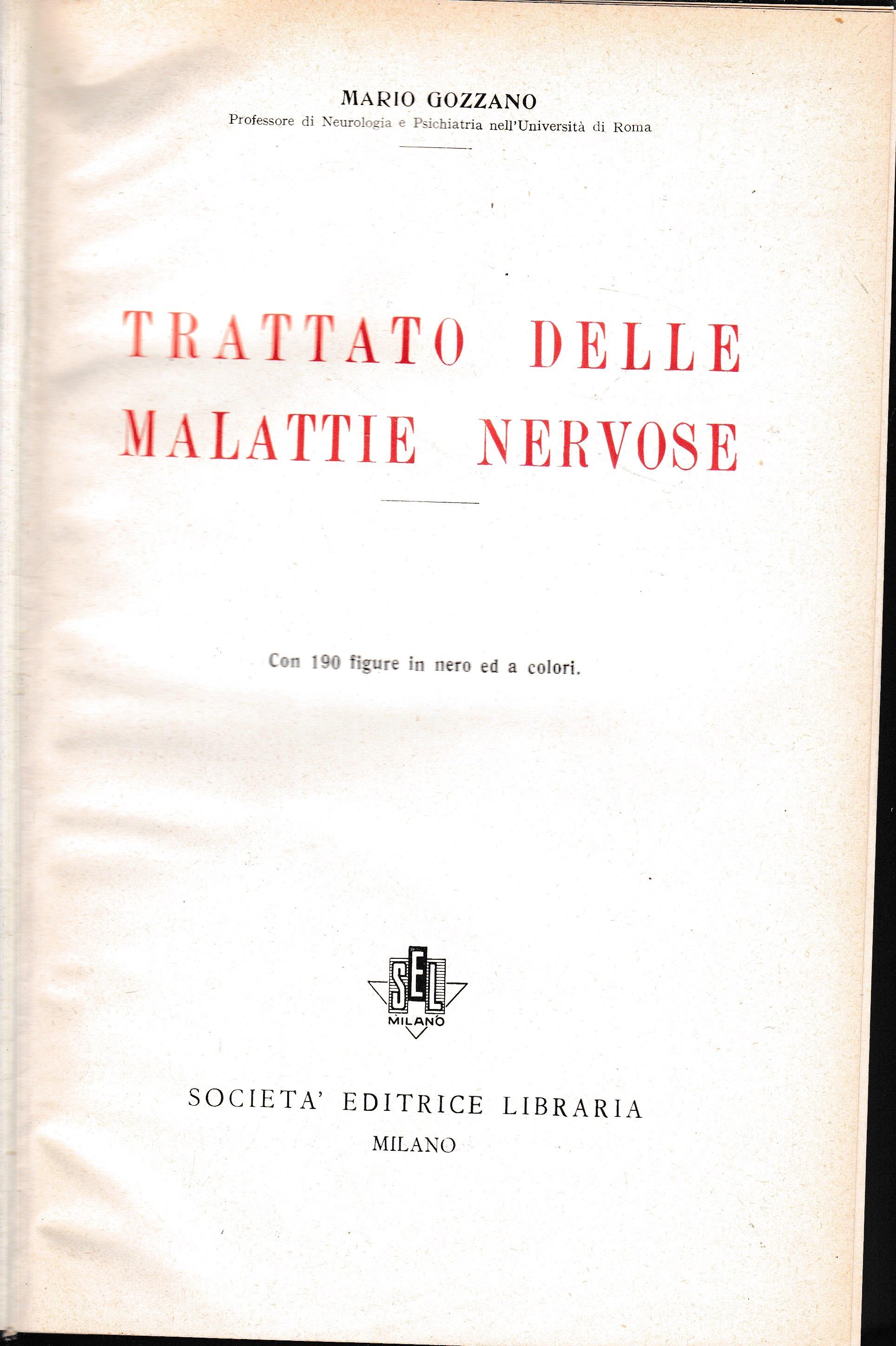 Trattato delle Malattie Nervose