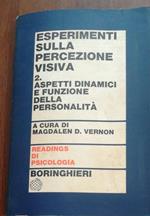 Esperimenti sulla percezione visiva: 2