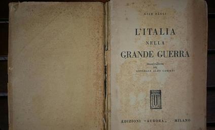 L' Italia nella Grande Guerra - Gian Dàuli - copertina