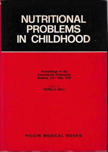 Nutritional problems in childhood - Federico Balli - copertina