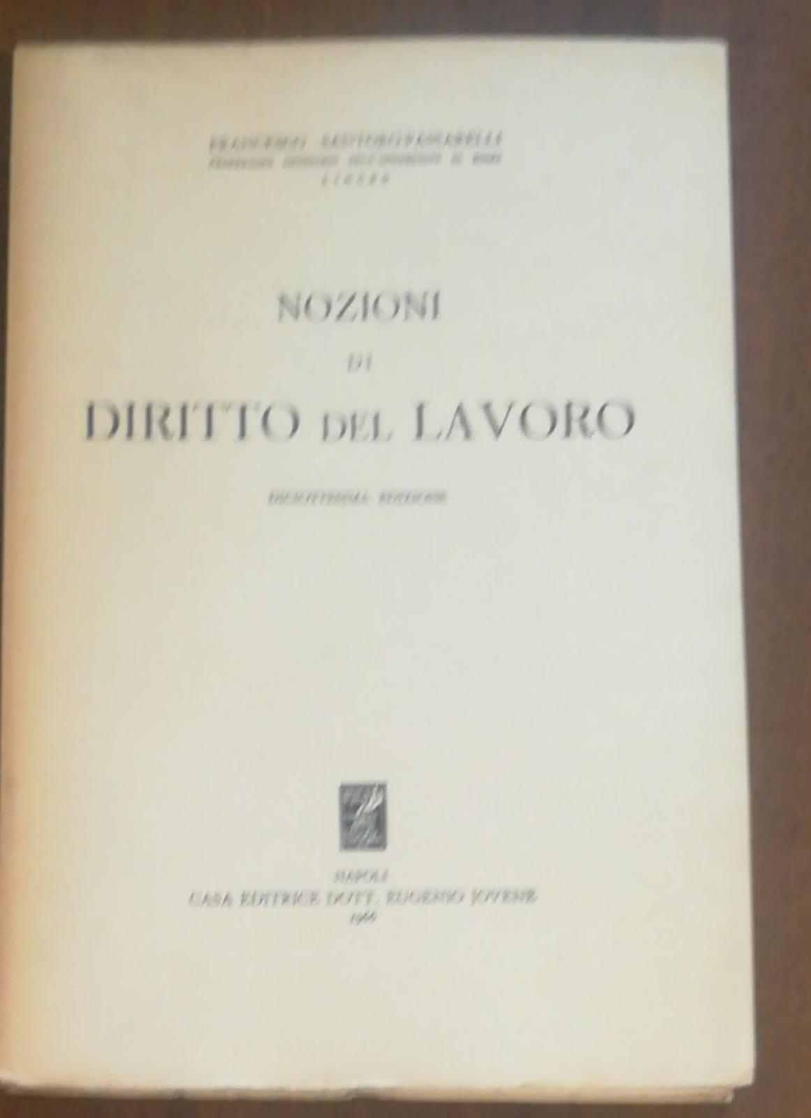 Nozioni Di Diritto Del Lavoro