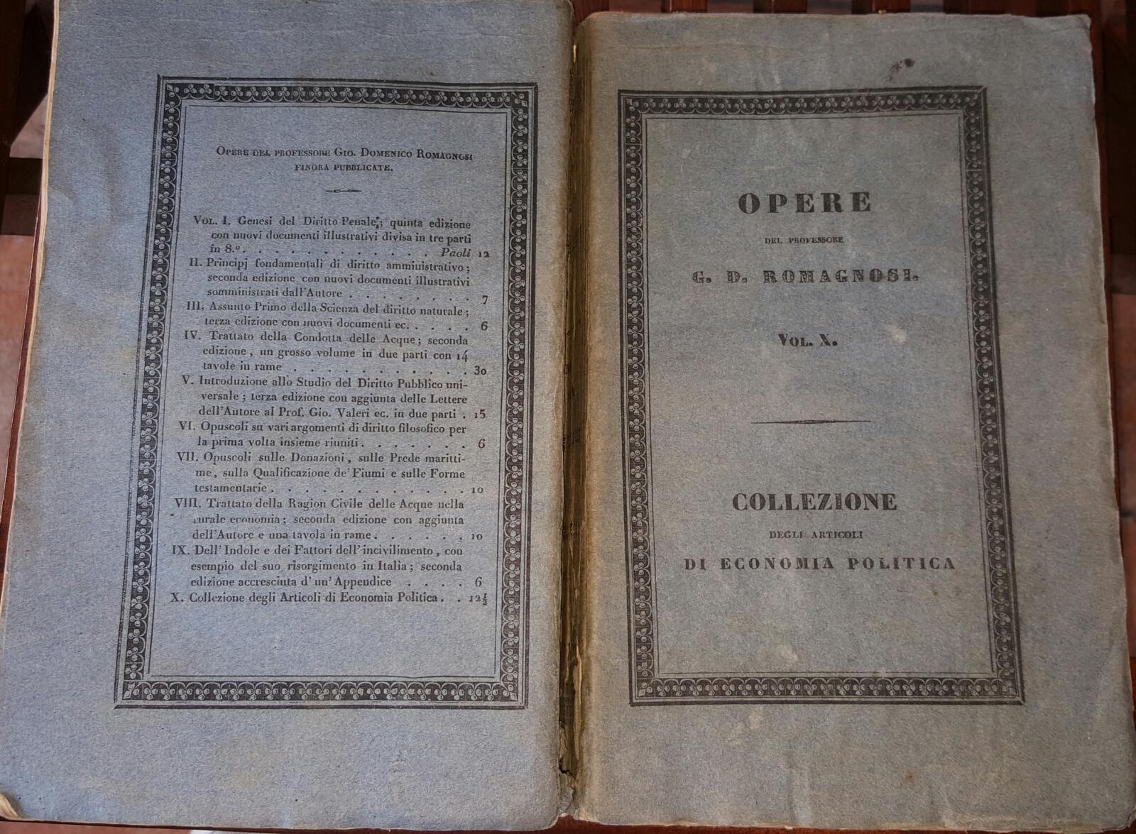 Collezione degli articoli di economia politica e statistica civile