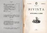 Rivista di Artiglieria e Genio. 70^ annata, fascicolo IV. Aprile 1931