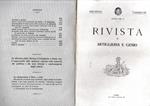 Rivista di Artiglieria e Genio. 71^ annata, fascicolo VIII, Agosto 1932