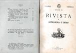 Rivista di Artiglieria e Genio. 69^ annata, fascicolo VI, Giugno 1930