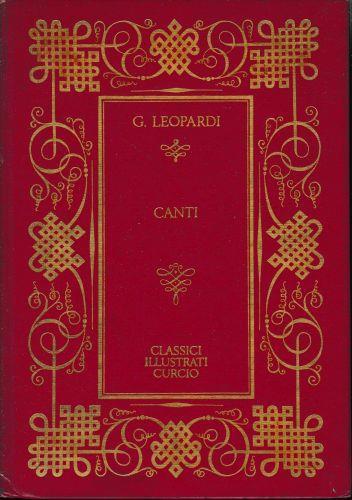 Canti - Giacomo Leopardi - copertina