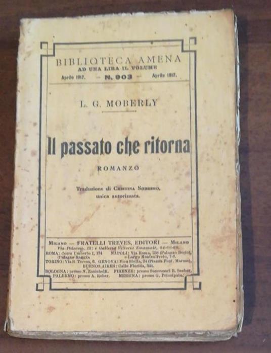 Il Passato Che Ritorna 1917 - copertina