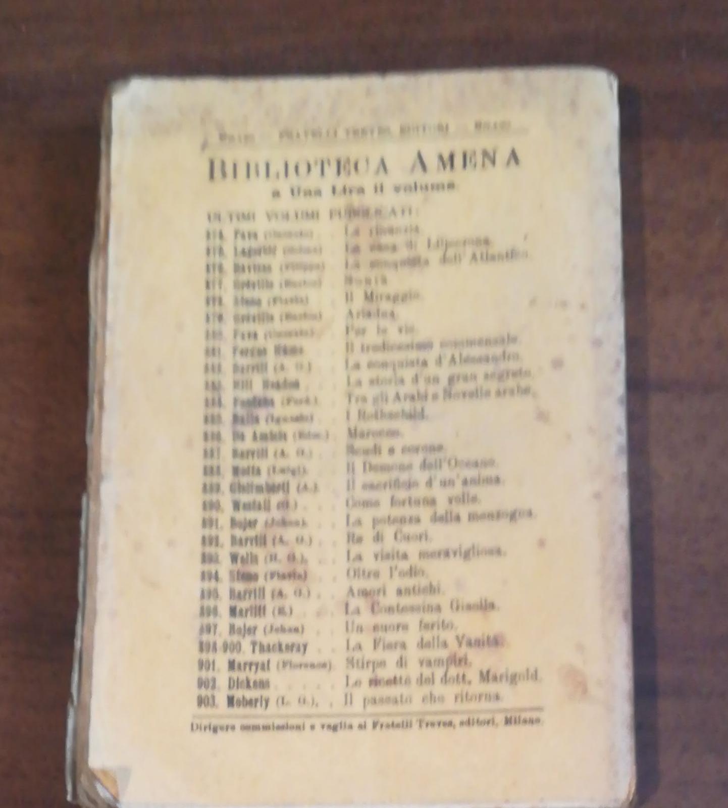 Il Passato Che Ritorna 1917
