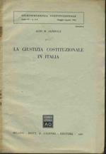 La giustizia costituzionale in Italia. Estratto