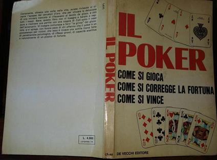 Il poker come si gioca, come si corregge la fortuna, come si vince - Elvio Fantini - copertina