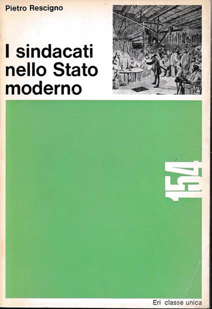 I sindacati nello Stato moderno - Paola Rescigno - copertina