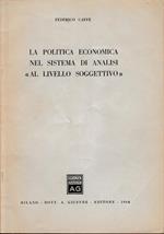 La politica economica nel sistema di analisi 