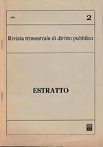 Rivista trimestrale di diritto pubblico, anno 1983, fasc. 2 (estratto)