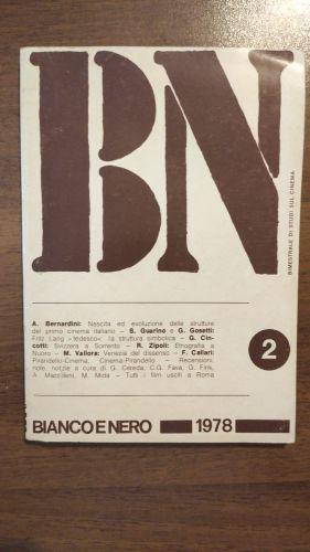 BN Bianco e nero. Bimestrale di studi sul cinema, - copertina