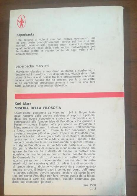 Marx miseria della filosofia - Karl Marx - 2