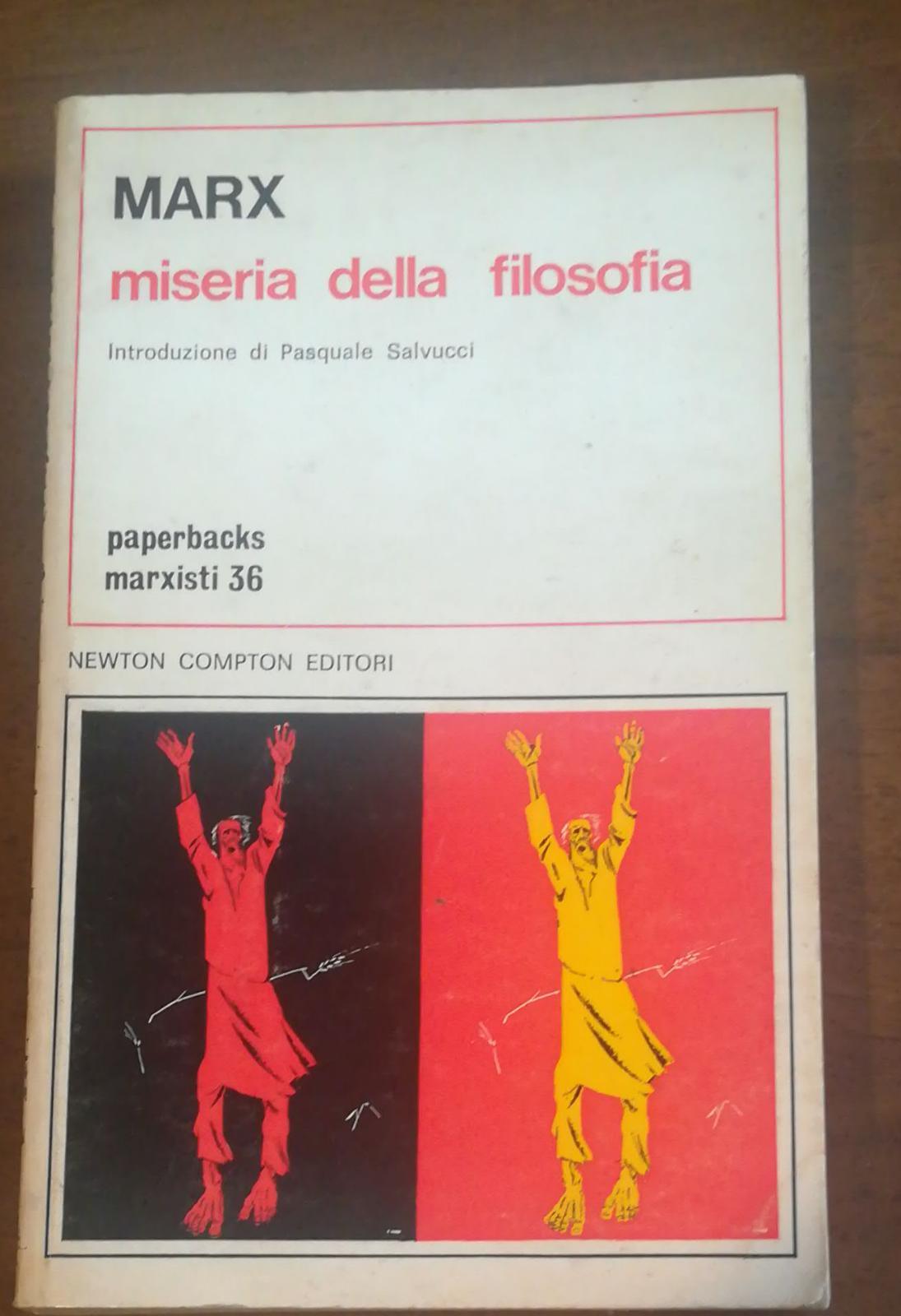 Marx miseria della filosofia