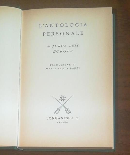 L' Antologia Personale - Jorge L. Borges - 2