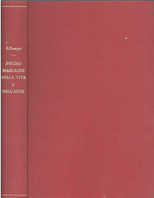 Pietro Mascagni nella vita e nell'arte - copertina