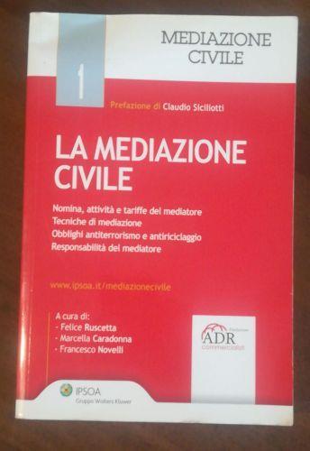 La mediazione civile - Marcella Caradonna - copertina
