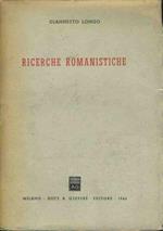 Ricerche romanistiche