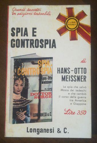 Spia E Controspia - Hans-Otto Meissner - copertina
