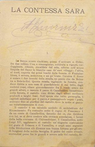 La contessa Sara - Georges Ohnet - copertina