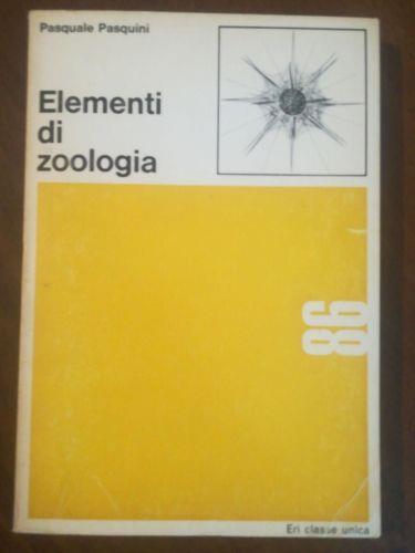 Elementi Di Zoologia - Pasquale Pasquini - copertina