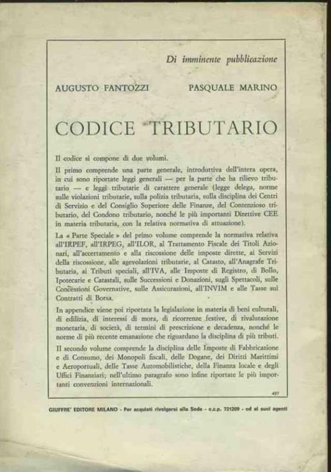 Giurisprudenza delle imposte - Antonio Berliri - 2