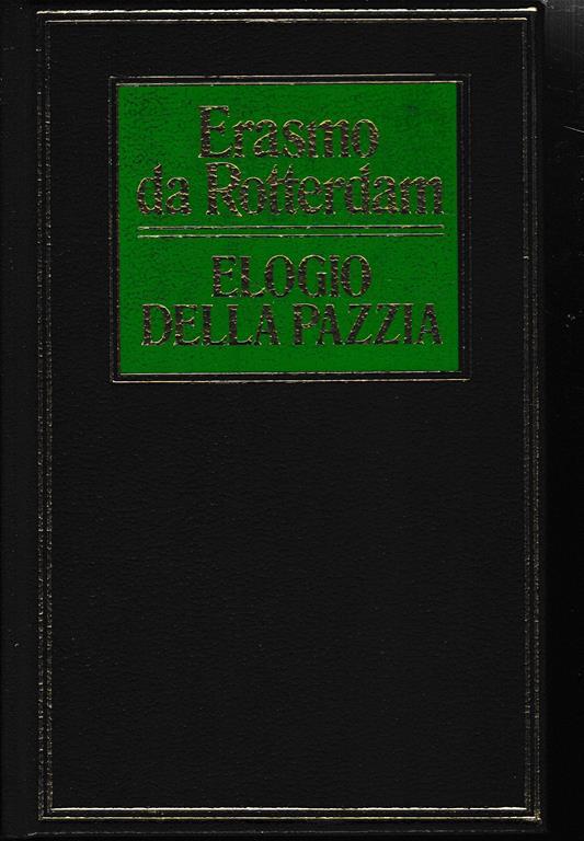 Elogio della pazzia - Erasmo da Rotterdam - copertina