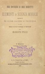 Dei Doveri e dei Diritti o Elementi di Scienza Morale, preceduti da alcuni dialoghi di Psicologia