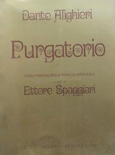 La Divina Commedia, vol. II: Purgatorio (testo metrico-ortofonico e manoscritto) - Dante Alighieri - copertina