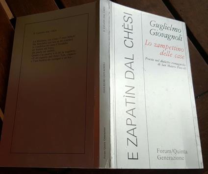 E zapatin dal chesi (Lo zampettino delle case) Poesie nel dialetto romagnolo di San Mauro Pascoli - Guglielmo Giovagnoni - copertina