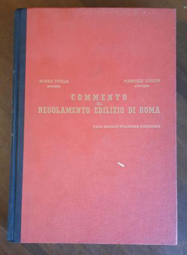 Commento al regolamento edilizio di Roma - copertina