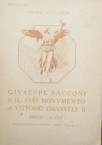 Giuseppe Sacconi e il suo monumento a Vittorio Emanule II - Primo Acciaresi - copertina