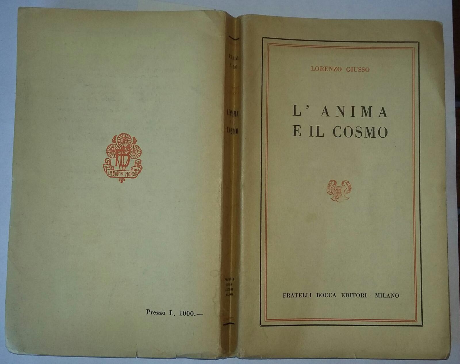 L' anima e il cosmo