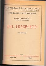 Libro quarto - Delle obbligazioni. Del trasporto. Art. 1678-1702