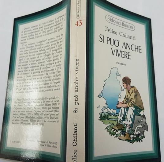Si puo' anche vivere - Felice Chilanti - copertina